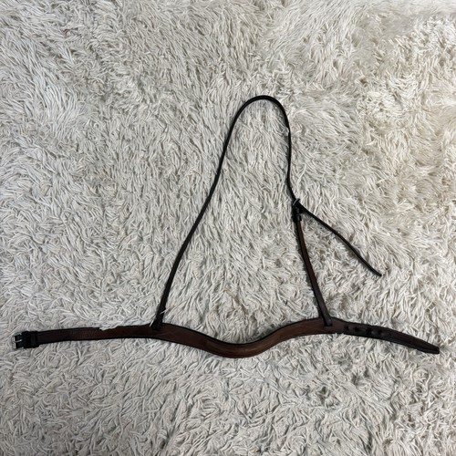 Brown Leather Cob Size Horseman Wide English Horseback Riding Noseband