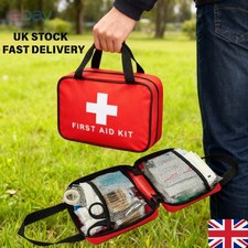 First Aid Kit 391 Piece Comprehensive Medical Emergency Set for Home Car UK