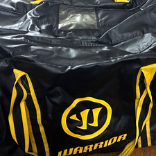 Warrior Ice Hockey goalie  large Equipment Bag Black/Yellow Zip Closure Handle