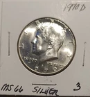 1970 D Kennedy Half Dollar /  Key Date coin  /  Ungraded & Uncirculated