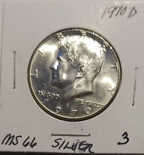 1970 D Kennedy Half Dollar /  Key Date coin  /  Ungraded & Uncirculated