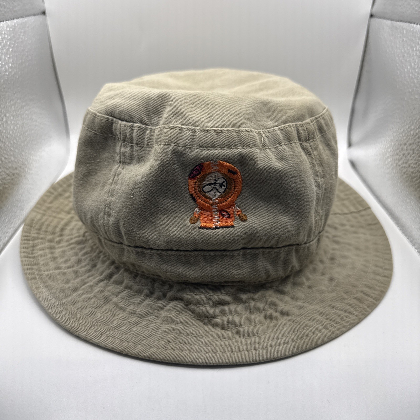 RARE Vintage 90s South Park “Dead Kenny” Embroidered Bucket Hat Sz LARGE 1998 image 10