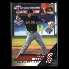 Jordan Betts 2017 Salem Red Sox Team Set Baseball Card MLB NM