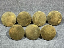 LOT x7 Civil War Era 1800s US Army Military / Civilian Flat Back Buttons 22 mm