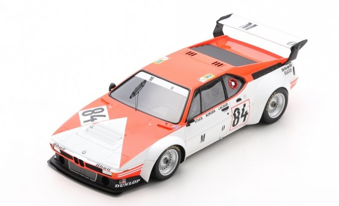 SPARK, BMW M1 #84 15ème 24H Le Mans 1980 HJ.STUCK-HG.BURGER-D.LACAUD, échelle...