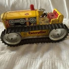 Vintage Marx Windup Power Snap Caterpillar Climbing Tractor-"works"