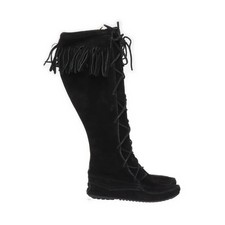 Minnetonka, Stiefel, Größe: 37 1/2, Schwarz, Damen #3LI