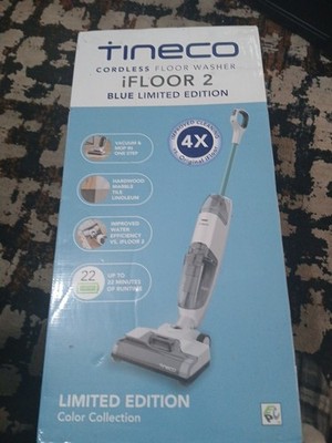 Tineco iFLOOR 2 Cordless Floor Washer Mop Wet Dry Vacuum Cleaner Blue Limited Ed