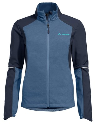 VAUDE Damen Jacke Wintry Softshelljacke IV Outdoorjacke, Blau (eclipse) 34 (XXS)
