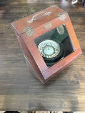 Antique 75278 E. S. Ritchie&Sons Boston Nautical Gimbal Compass Binnacle Box