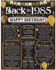 40th Birthday Party Decorations for 40th Birthday Forty - Remembering The Y...