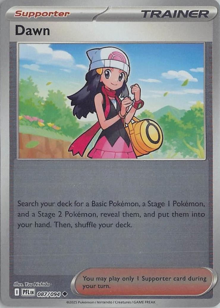 DAWN 087/094 PHANTASMAL FLAMES POKEMON (REVERSE HOLO, NM)