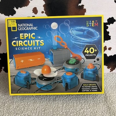 National Geographic Epic Circuits Stem Science Kit 40+ Projects
