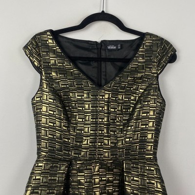 kate spade gold dress Silk Mini Dress