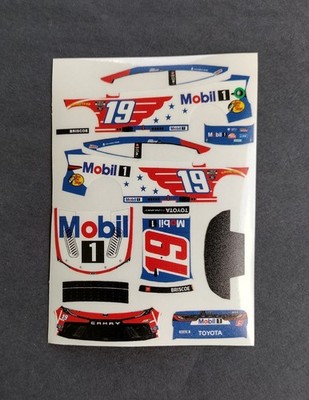 2026 Custom Chase Briscoe #19 Mobil 1 1/64 Peel & Stick Decals