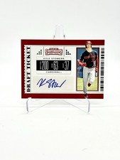 2019 Panini Contenders Draft Picks KYLE STOWERS Ticket AUTO #22 - MARLINS