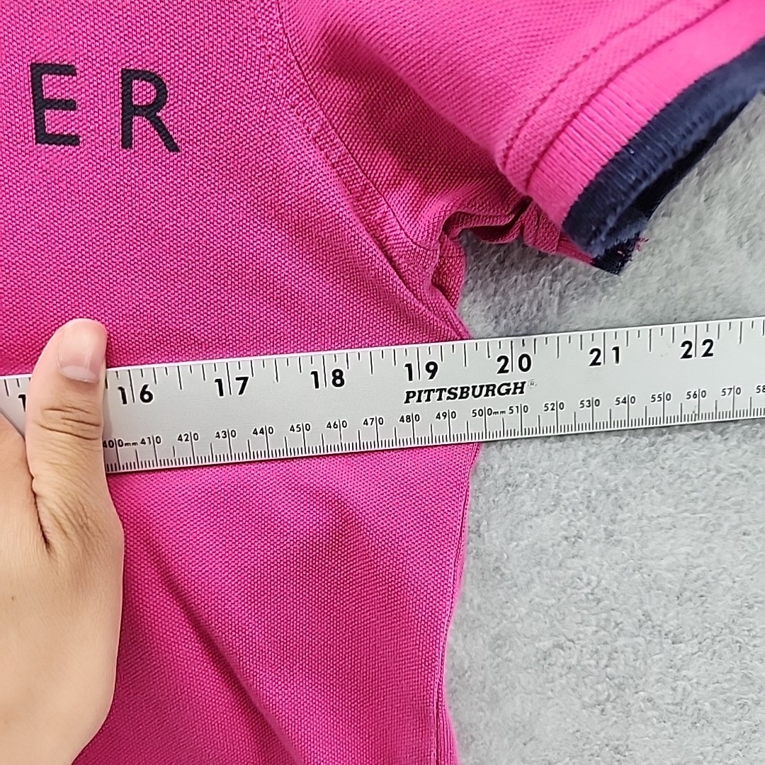 TOMMY HILFIGER SLIM FIT ESSENTIAL SIGNATURE FLAG POLO PINK MEDIUM image 7