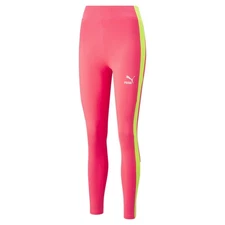 PUMA Summer Squeeze High Waisted Athletic Leggings Womens Pink Athletic Casual 5