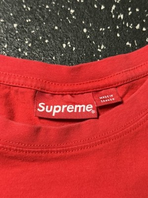 Supreme Box Logo Tee Purple Red Embroidered Mens MEDIUM | eBay