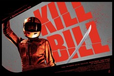 Kill Bill by Marko Manev 1/1 36" x 24" Gray Screen Print Movie Art Poster