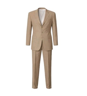 Hugo Boss Einstein Sigma Suit 44L Tan Stretch Virgin Wool NWT $795