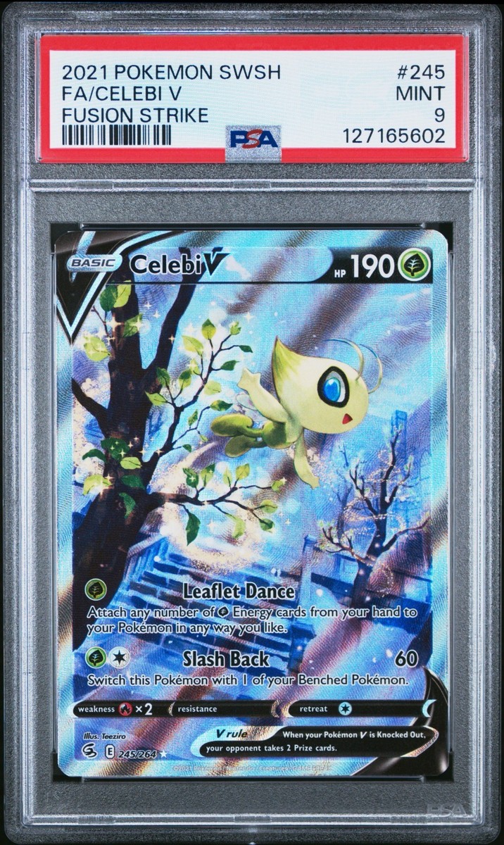 Pokemon Celebi V Alt Art Fusion Strike 245/264 PSA 9 Mint | eBay