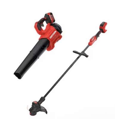 Craftsman 5.0AH CMCK497P1 20v STRING TRIMMER &BLOWER COMBO KIT.Battery & Charger
