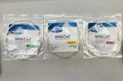 Worthington Quick Coil Brazing Rod Samples - 9  Total