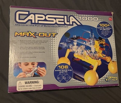 Capsela 1000 Motorized Science Discovery System Science Complete AS-IS untested