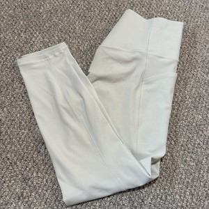 Athleta Salutation Stash 7/8 High Rise Leggings Pockets Mint Green Women’s M