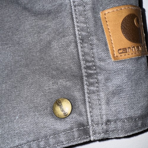 Carhartt A149 MTL Gray detachable hood Canvas Outer Wear NWT - Picture 3 of 8