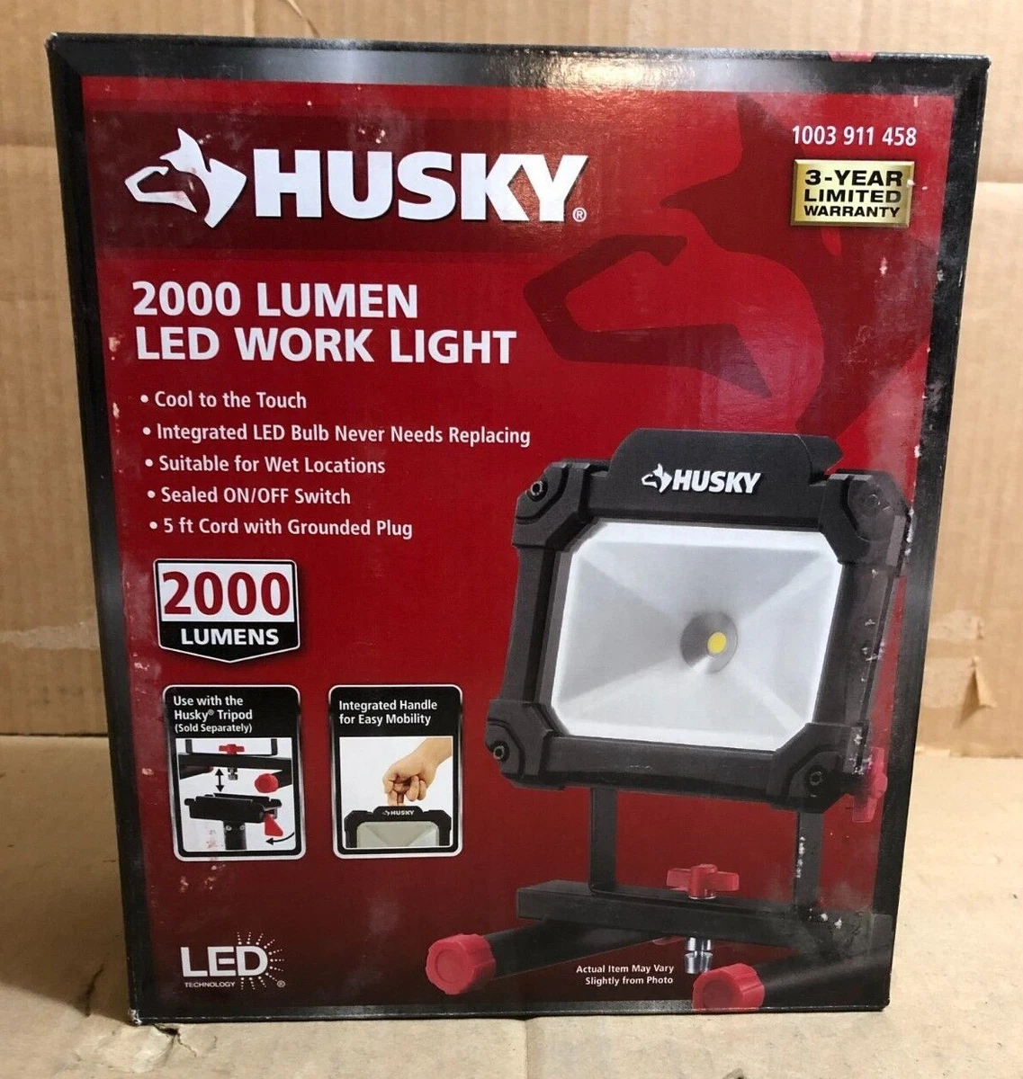 Husky portable work light deals