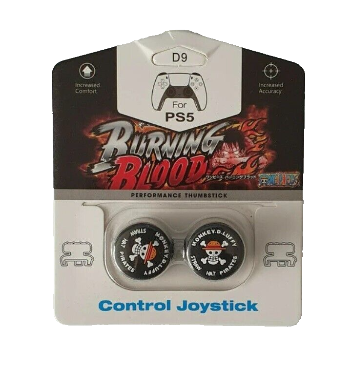 PS5 Thumb Grips High Rise Performance Joystick Caps Burning Blood