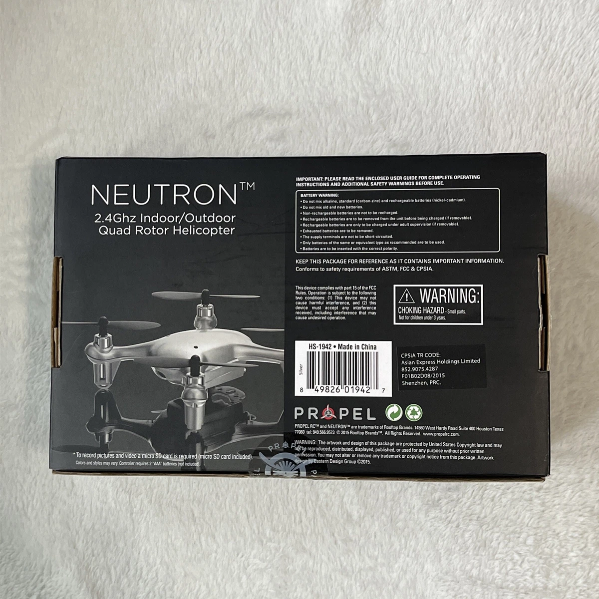 Propel neutron drone instructions 2025