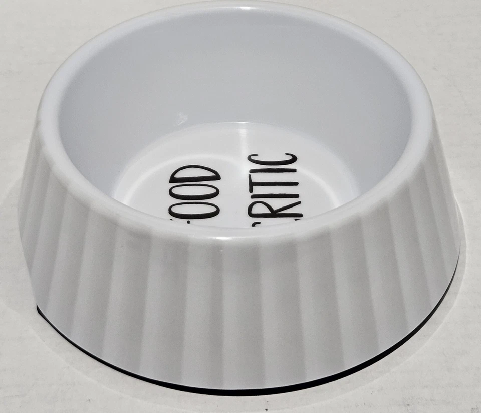 3 Whisker City 3D Line "Food Critic" Melamine Cat Bowls 12 oz Food & Water Dish  - Image 3 of 4