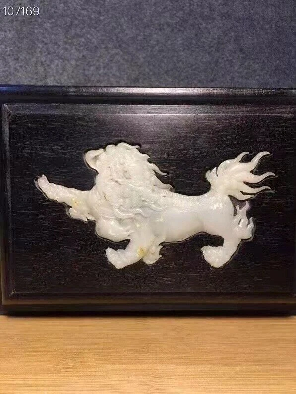 Joyero de 10 bestias de almacenamiento con incrustaciones de madera de palo de rosa antiguo de China  Foto 3 de 4