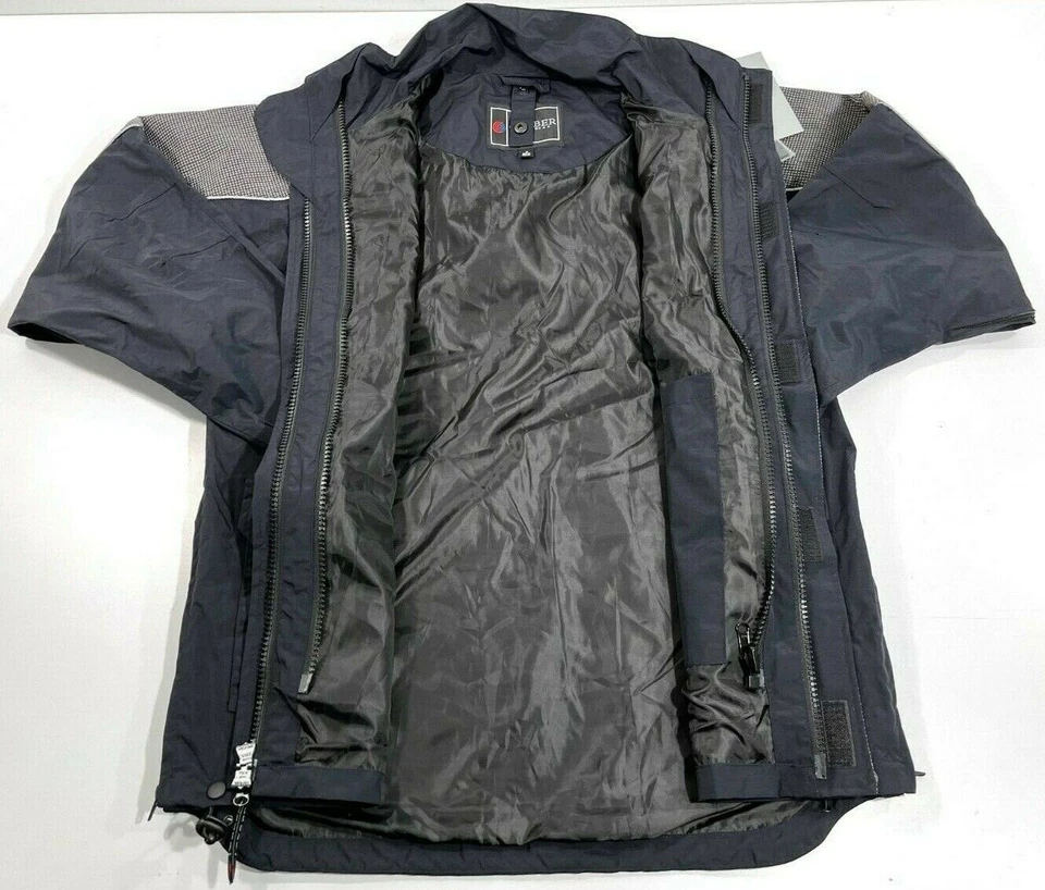 GERBER ECLIPSE SHELL JACKET 70RX-1 BBP RESISTANT COAT MIDNIGHT NAVY LARGE REG - Image 2 of 3