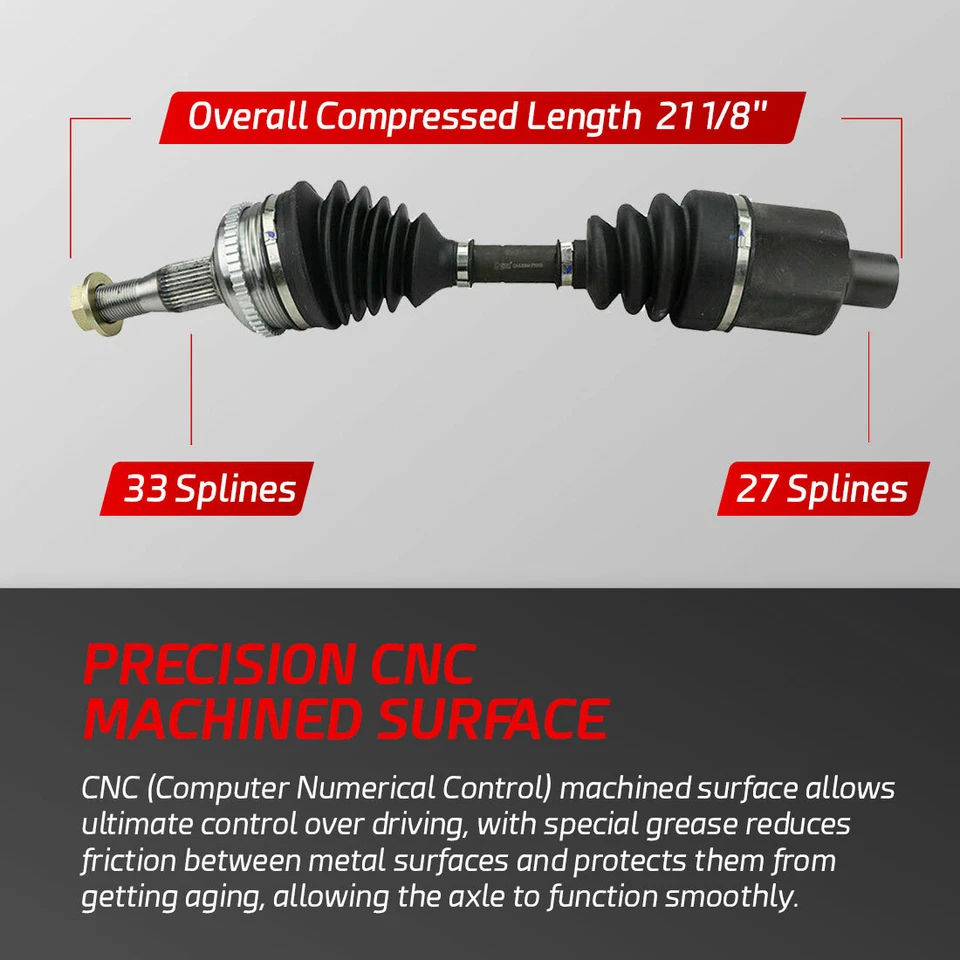 Front Right CV Axle Shaft for 1996 1997 Chrysler Concorde LHS Dodge Intrepid - Изображение 2 из 4