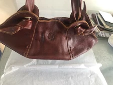 Stohlman Changpike Handbag Women. Textured Pebble Leather. Authentic. 