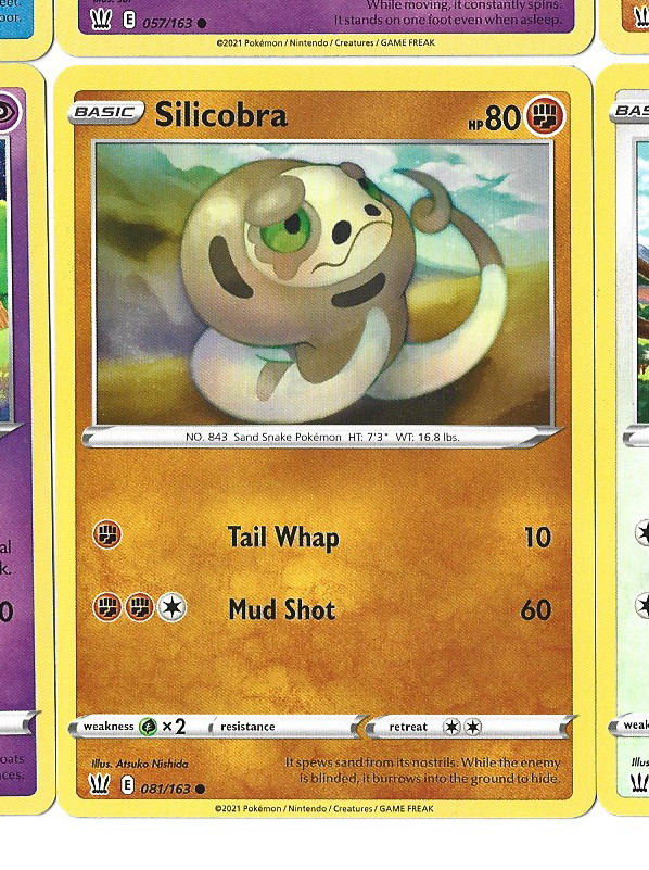 SILICOBRA - 81/163 - Pokemon Sword & Shield - Battle Styles - ( o )