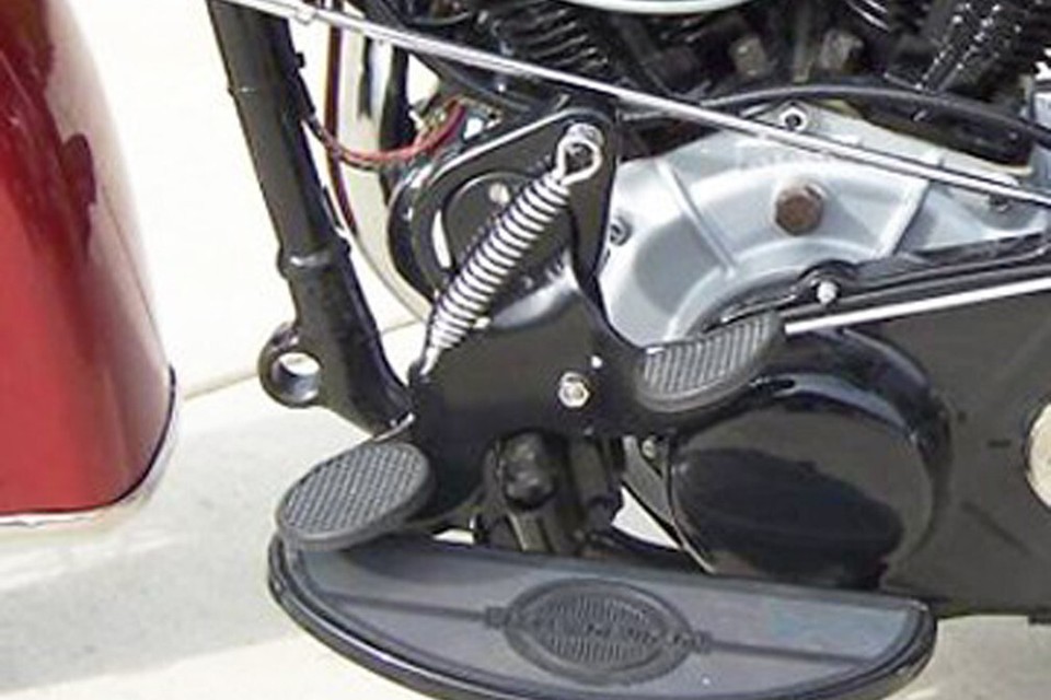 Black Rocker Foot CLUTCH PEDAL ASSEMBLY 1941 1978 Harley Knuckle UL Pan Shovel eBay