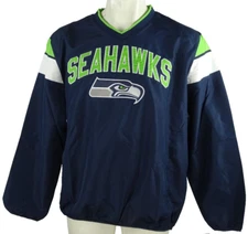Seattle Seahawks NFL G-III Men's Pullover V-Neck Windbreaker