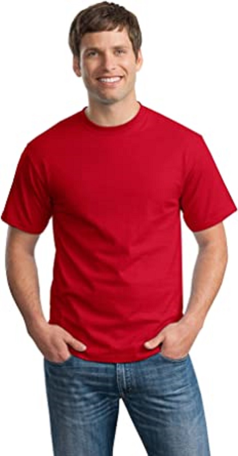 Hanes Champion Men's T-Shirt Deep Red - SMALL