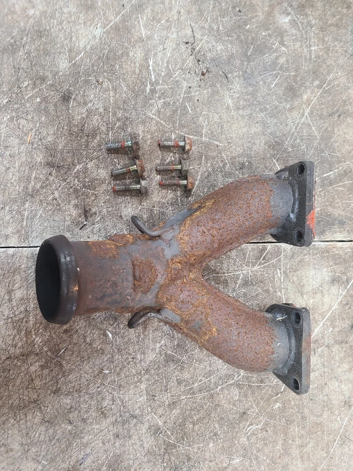 Yamaha Enticer ET 400 1990 conjunto de tubo de escape 1 8G8-14610-00 AT711 Foto 4 de 4