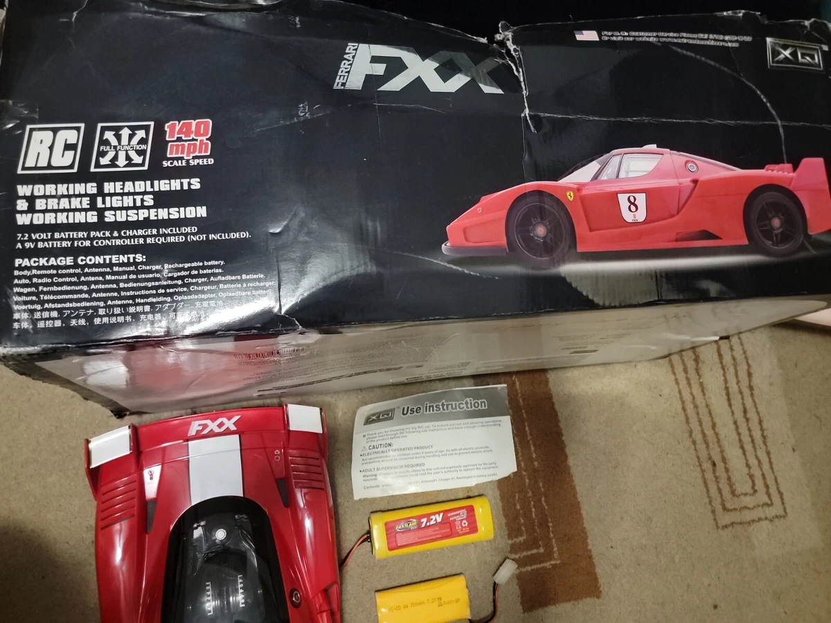 FERRARI FXX RC Car with Remote, Battery and extra rechargeable battery |  eBay
