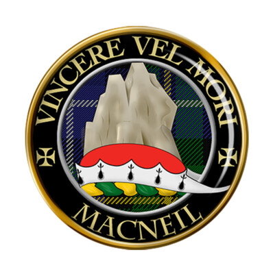 Macneil Vincere Vel Mori Schottische Clan Anstecker Abzeichen