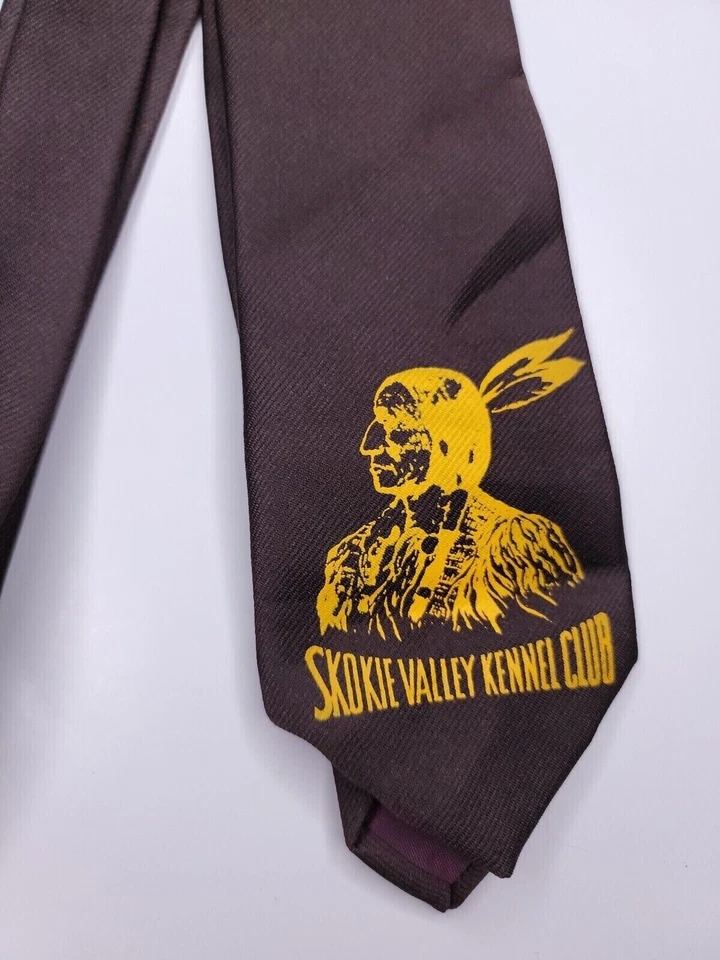 Corbata formal para hombre Ketch 57"Lx3"W corbata marrón Foto 2 de 4