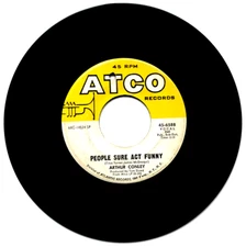 ARTHUR CONLEY - People Sure Act Funny / Burning Fire - Vinyl  1968 Atco 45-6588