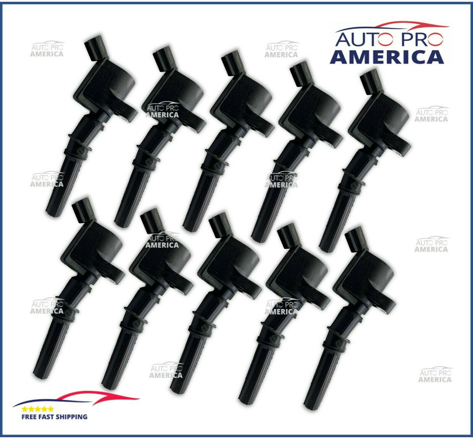 OEM MOTORCRAFT IGNITION COILS for Ford Lincoln Mercury DG508E DG540 10pcs OEM
