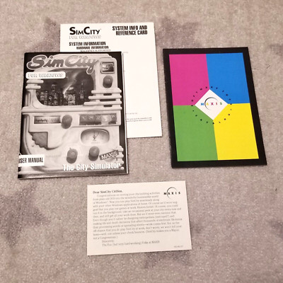 Maxis - SimCity for Windows (IBM PC) - Documentation